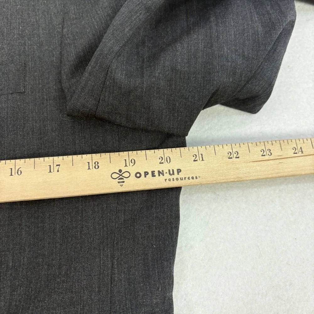 Banana Republic Blazer 40R Charcoal‎ Gray Tailored Slim Fit Wool Wedding Office